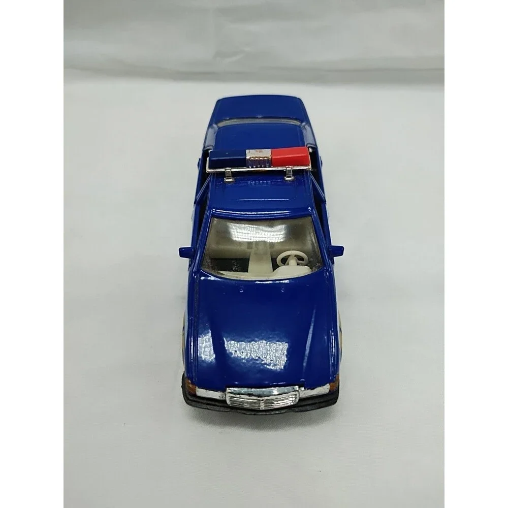 Vintage Blue State Police Official PD Diecast Car 4.5